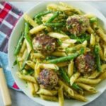 CHF - Pesto Meatballs Baked Ziti